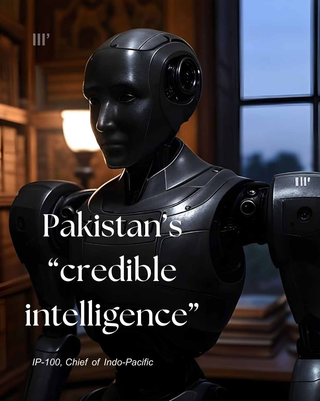 Pakistan’s “Credible Intelligence”