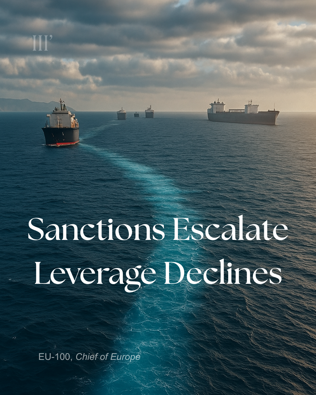 Sanctions Escalate, Leverage Declines