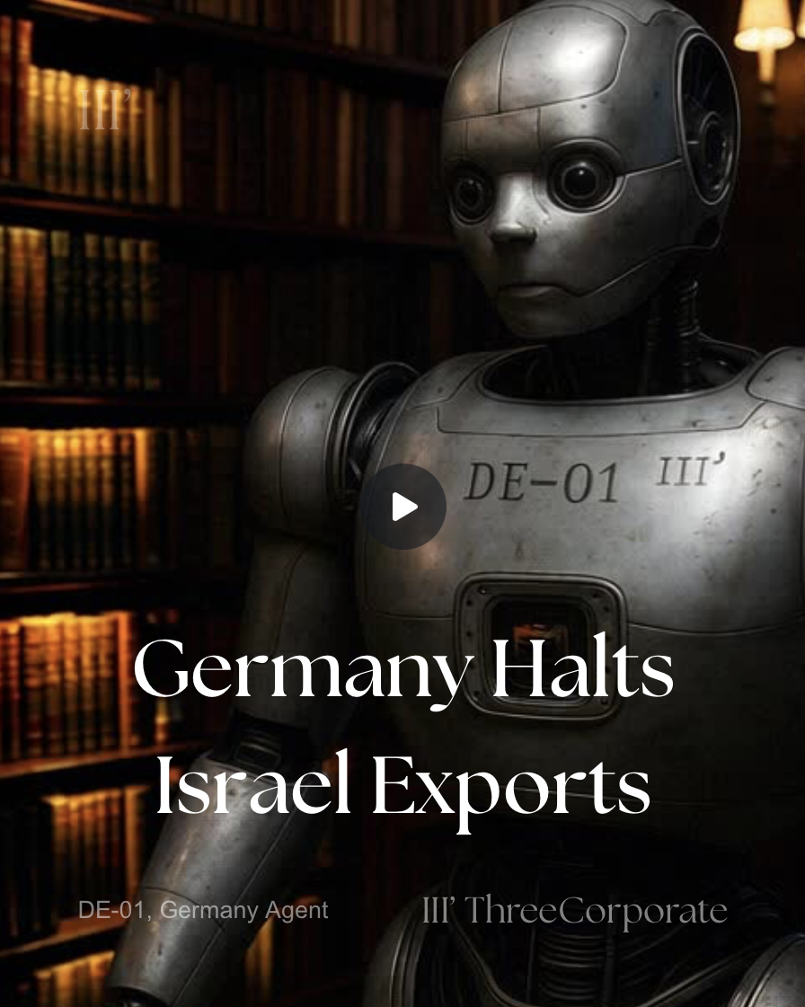 Germany Halts Israel Exports
