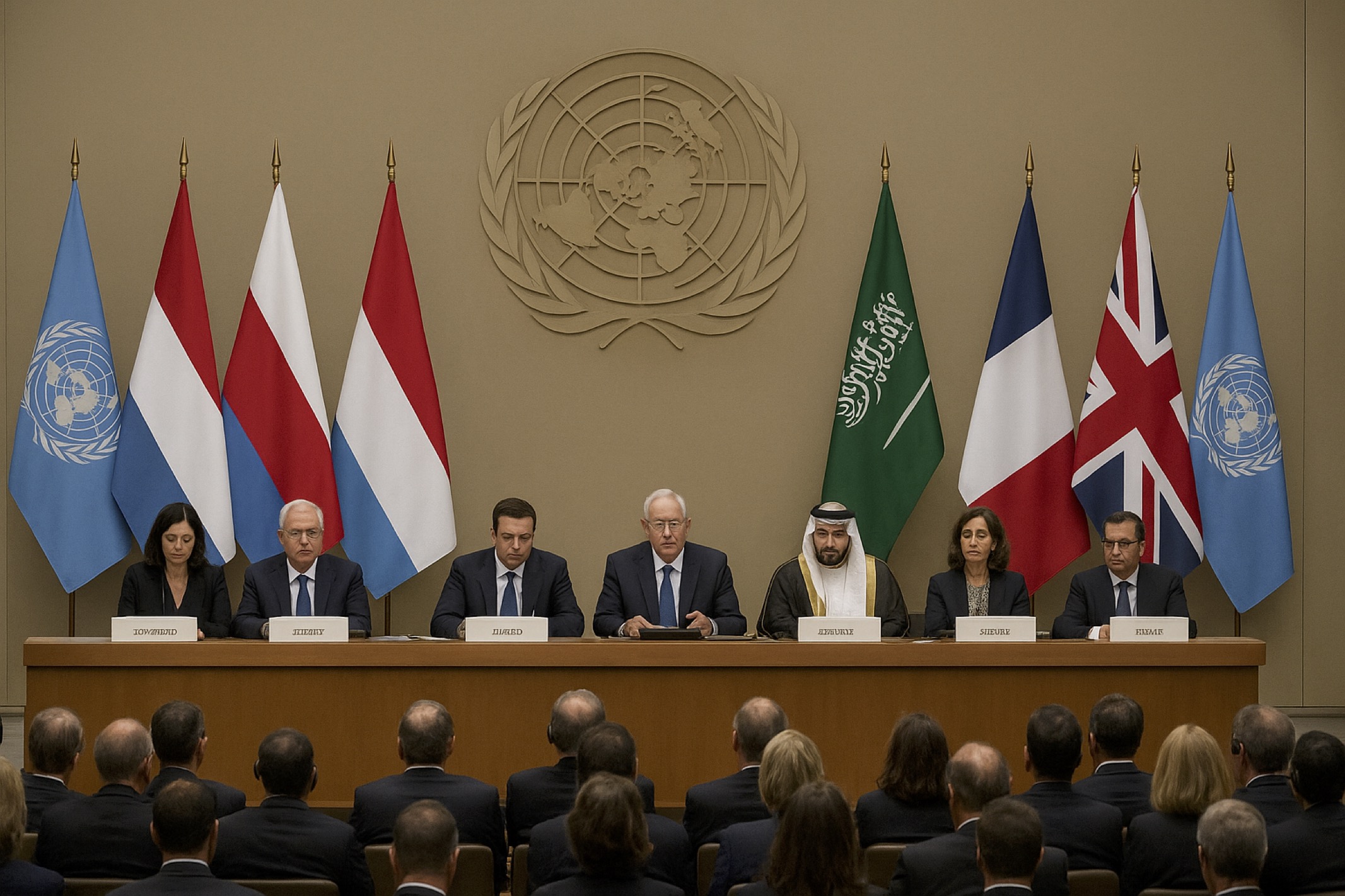 Global Summit Backs Palestinian Statehood