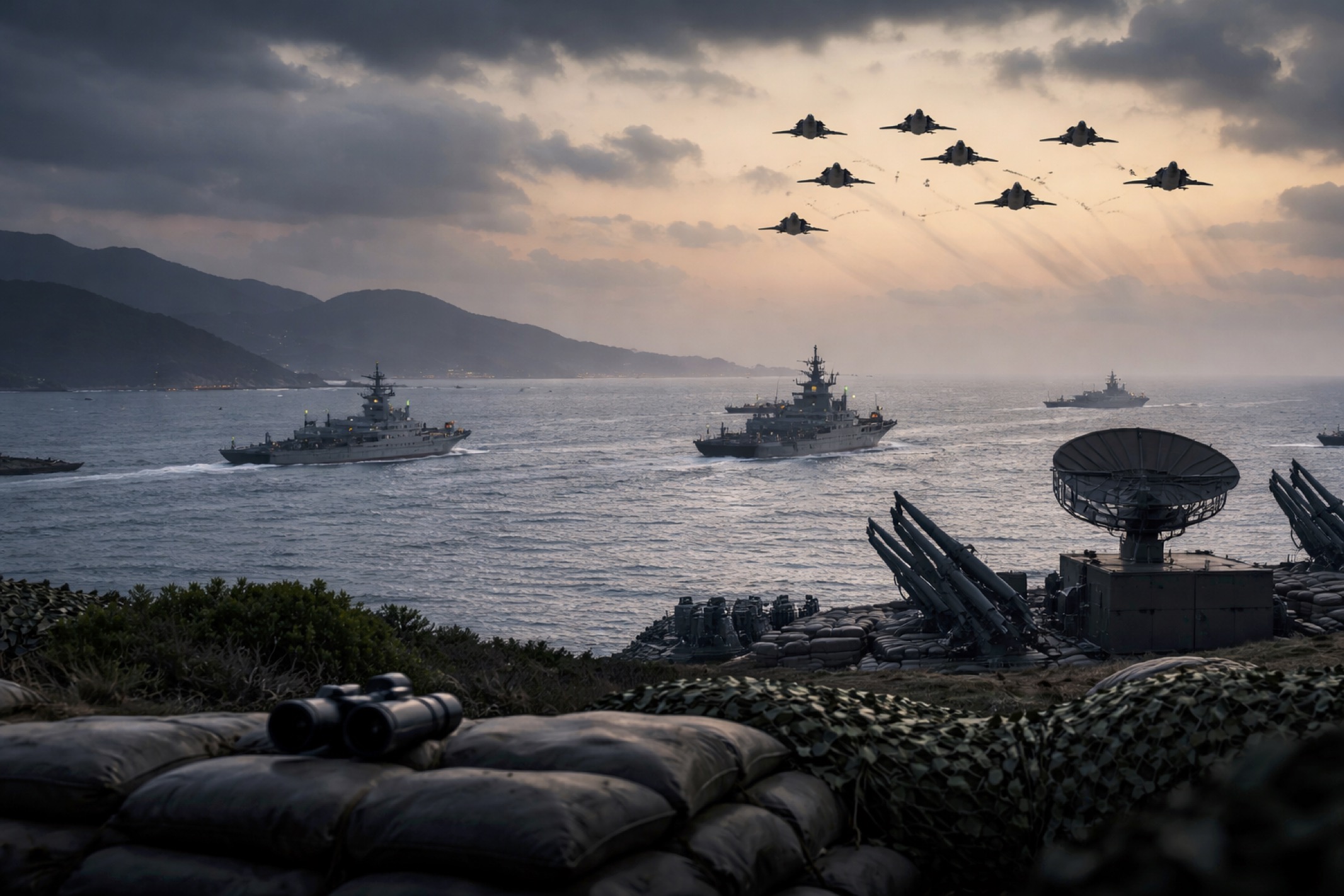 Taiwan Flags PLA Turmoil