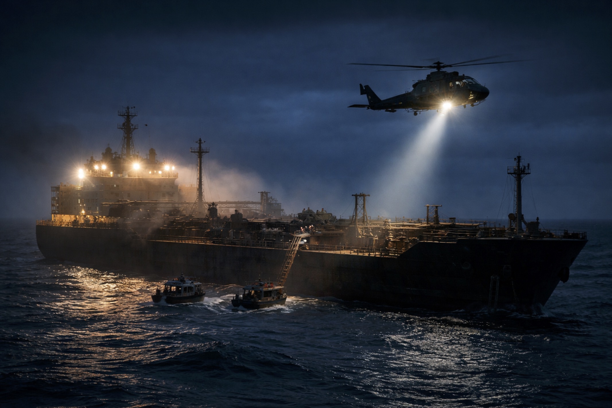 U.S. Seizes Ghost Tankers at Sea