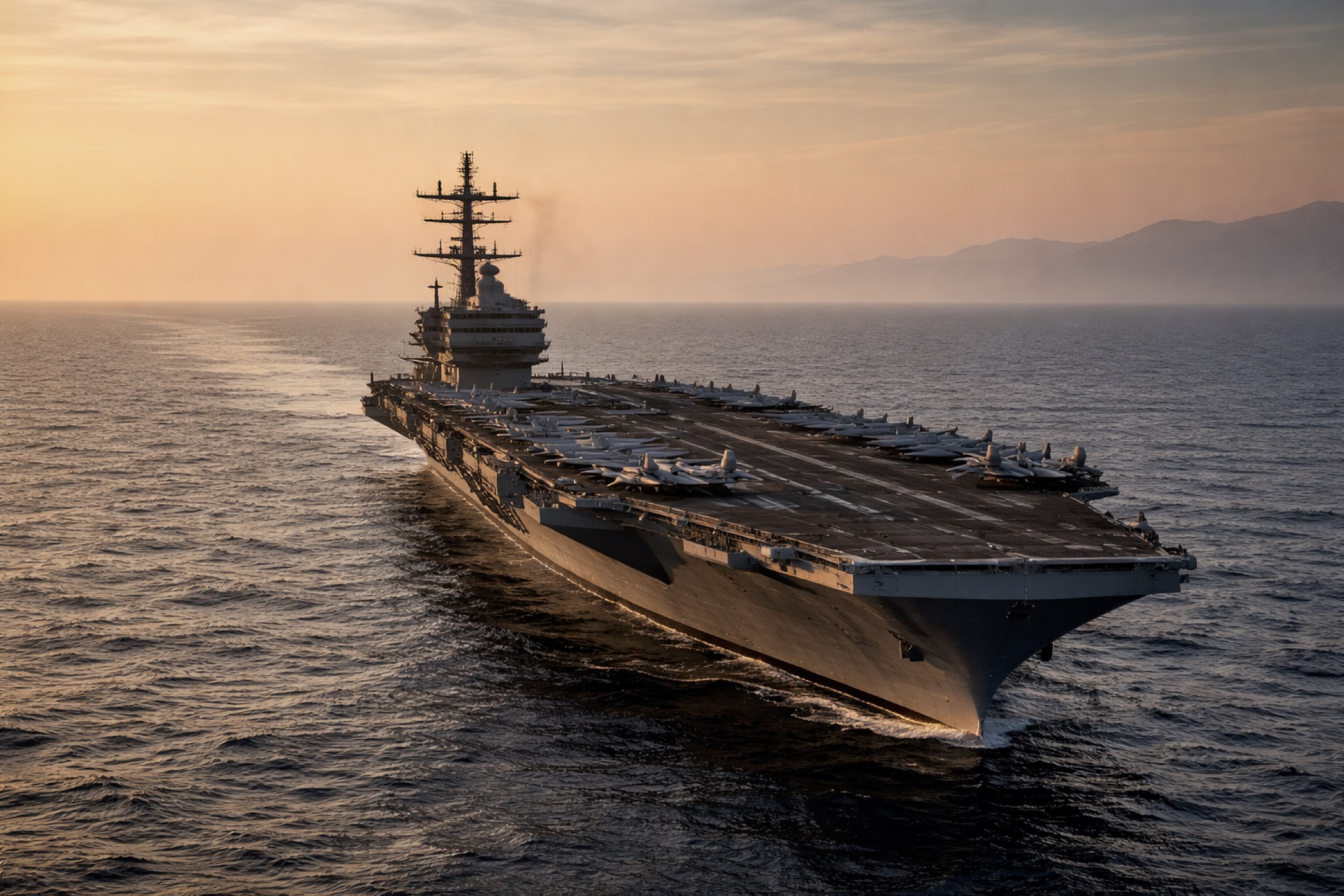 U.S. Carrier Signals Iran Deterrence